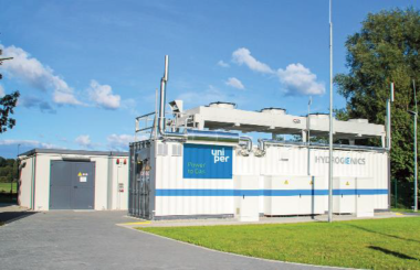 German funding project press release:<br/>“1 MW-PEM-Wasserelektrolyse-System“